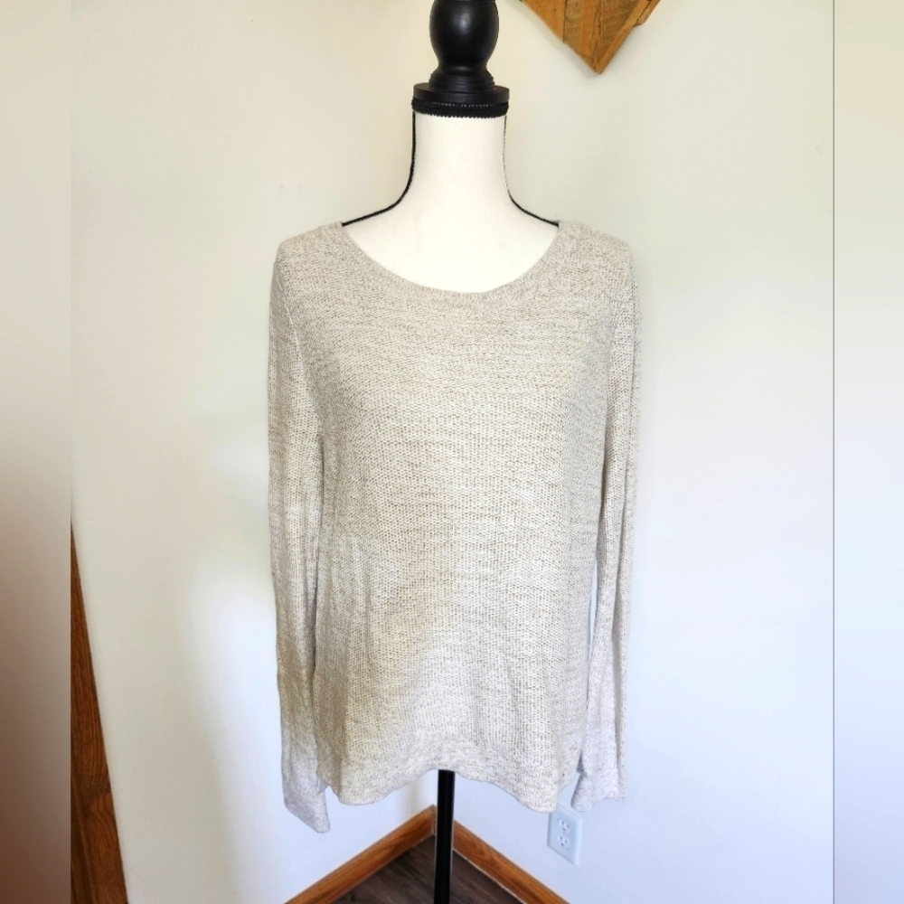NWT Ann Taylor Loft Cozy Beige Knit Sweater